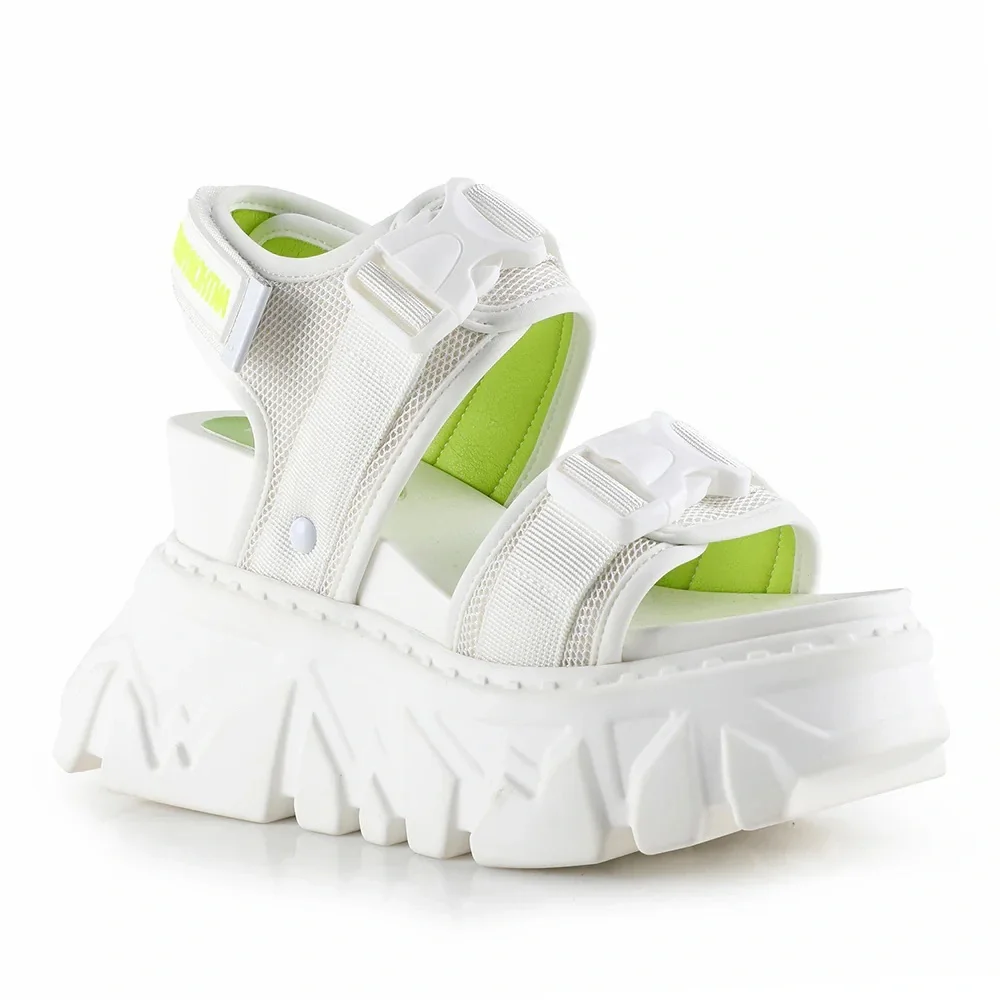 Anthony Wang White Buckle Sandal